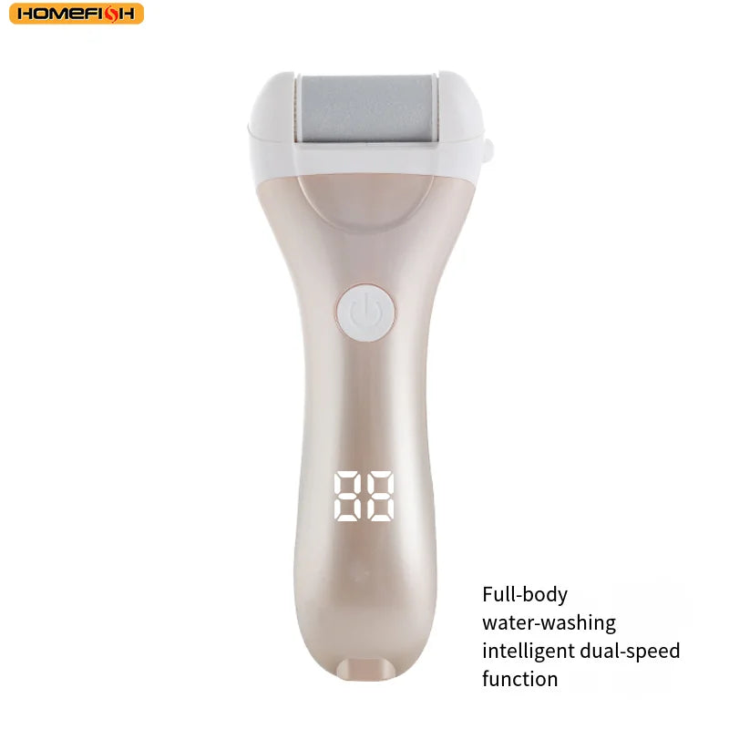 Electric Foot File Callus Remover – USB Rechargeable + 3 Heads Electric Foot File Peaceful Pleasures Health and Wellness