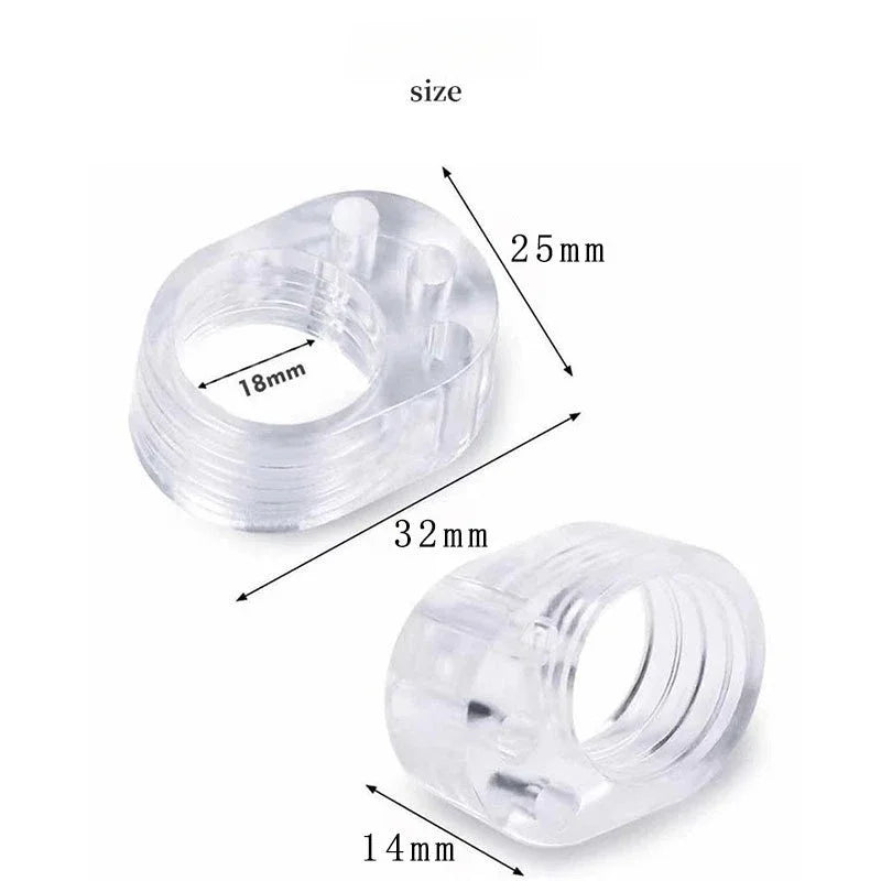 Door Stops Silicone Door Handle Buffers Wall Protectors Furniture Protections Crash Pads Shockproof Rings Stopper Stoppper Stop Peaceful Pleasures Health and Wellness