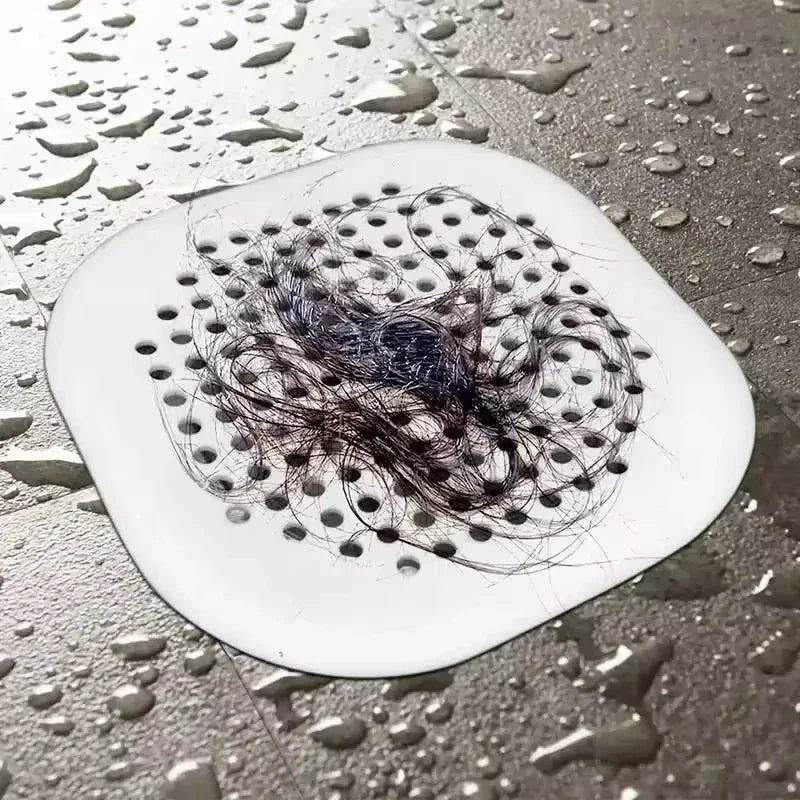 Silicone Drain Hair Catcher Filter Mat – Kitchen & Bathroom