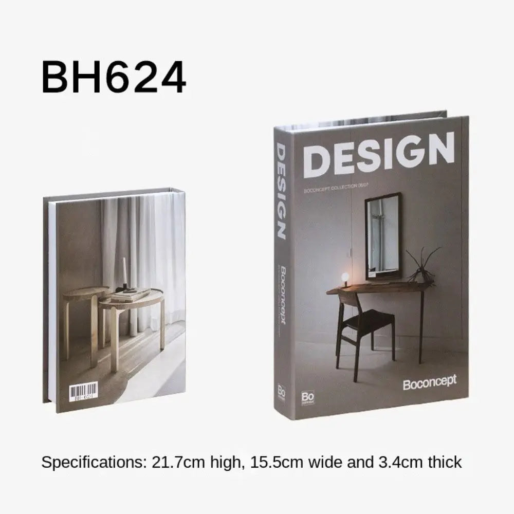 Fashion Fake Books Ornament Simple Shooting Props Decorative Imitation Book Coffee Table Decoration Home Decor Peaceful Pleasures Health and Wellness BH-624