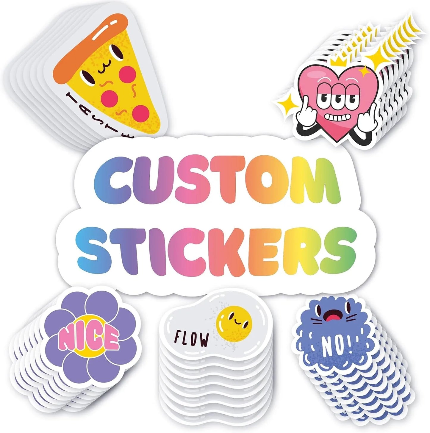 Custom Vinyl Car Stickers | Personalized Business Logo Labels