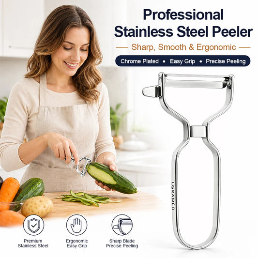Y-Shape Stainless Steel Peeler – 90° Swivel Blade Vegetable Peeler Vegetable Peeler Peaceful Pleasures Health and Wellness
