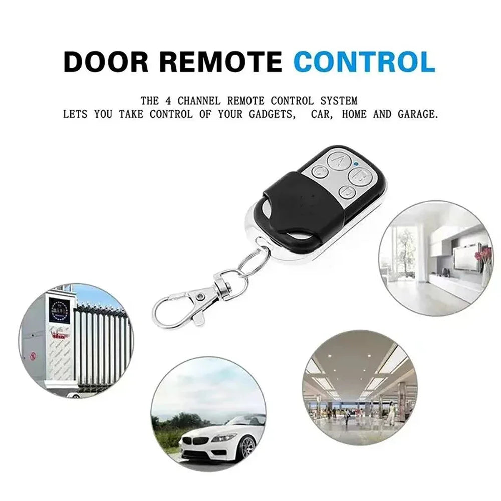 433MHz 4-Button Universal Garage Door Remote Duplicator