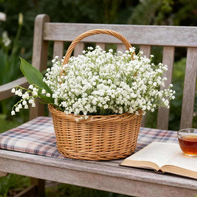 White Gypsophila Artificial Flowers – Wedding & Home Decor
