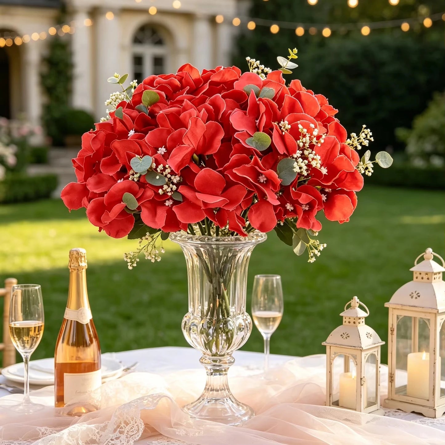 Artificial Silk Hydrangea Stems | Wedding & Home Decor