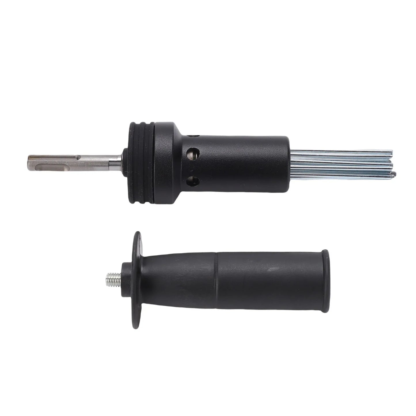 Electric Hammer Needle Scaler Attachment | 2 Pit 2 Slot Round Shank
