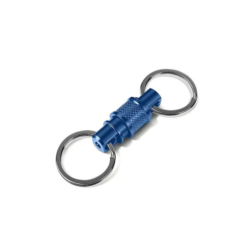 360° Quick-Release Aluminum Keychain Clip | Bag Organizer
