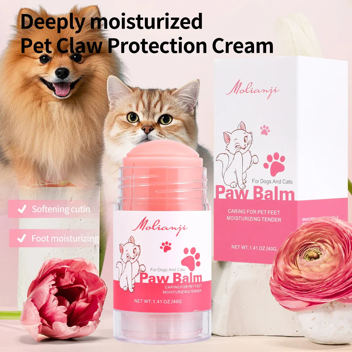 Pet Paw Cream – Deep Moisturizing Claw Care for Cats & Dogs