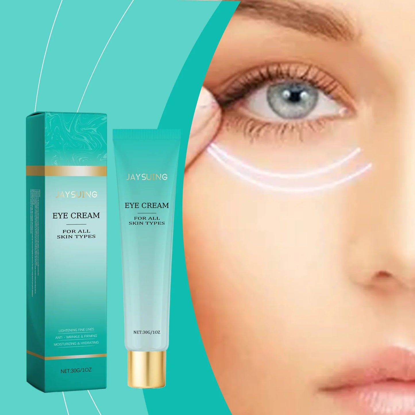 Anti-Aging Eye Cream Remove Fine Lines Dark Circles Improve Puffiness Restore Elasticity Moisturize Firm Brighten Eye Skin Care Peaceful Pleasures Health and Wellness