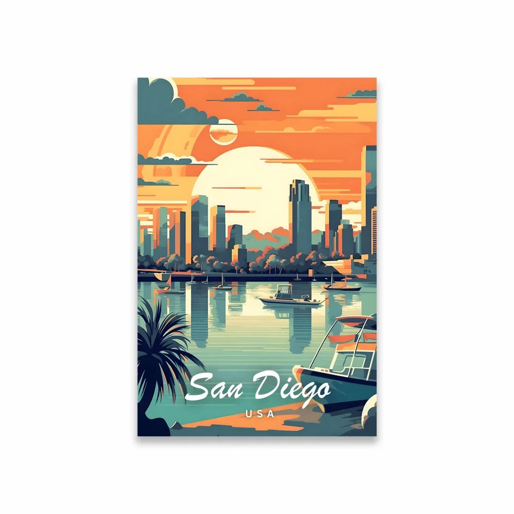 Elétricos de Lisboa Canvas Wall Art Vibrant Nature Landscape & Cityscape Poster, Modern Home Decor for Living Room Peaceful Pleasures Health and Wellness