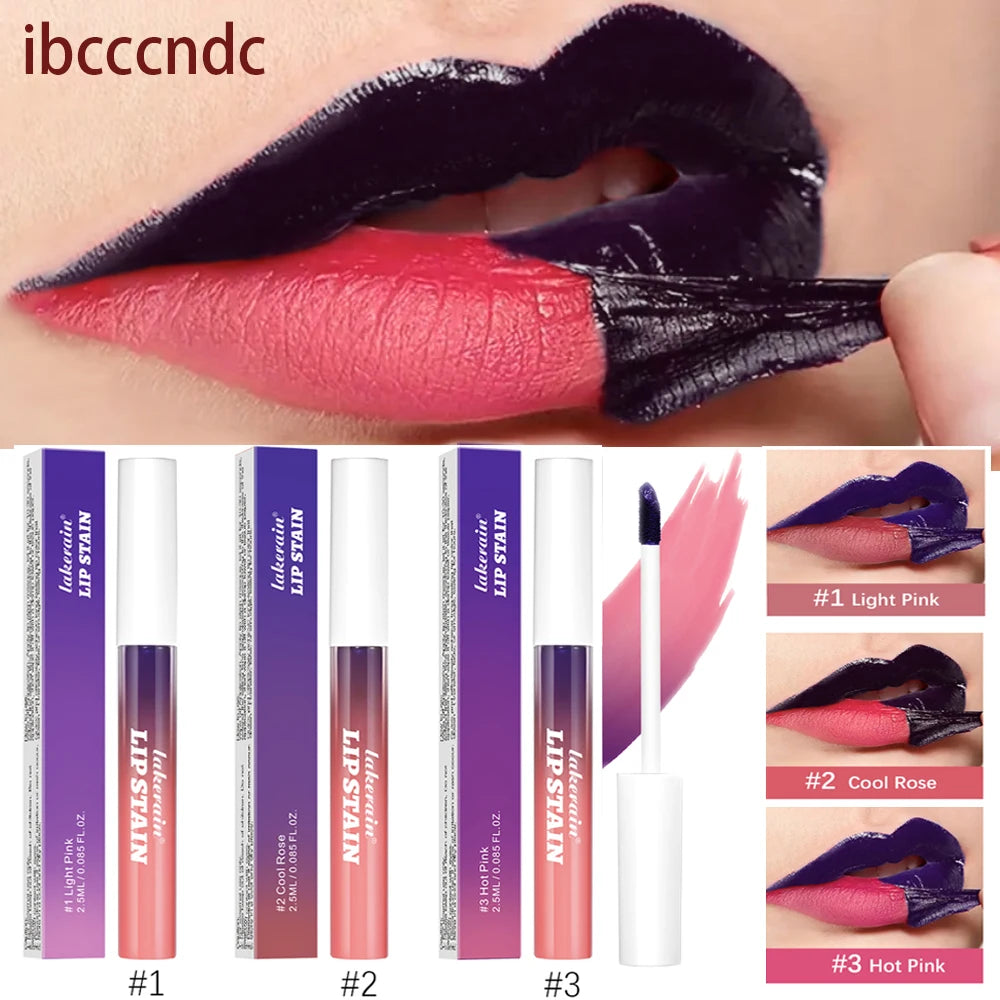Long Lasting Waterproof Peel Off Lip Stain Lip Tint Transfer Proof Non-stick Cup Matte Reveal Lip Stain Cosmetics for Women Peaceful Pleasures Health and Wellness