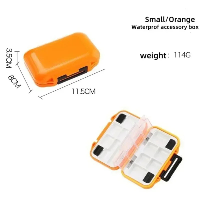 Waterproof Fishing Tackle Organizer Box | Lures Hooks Beads Fishing Tackle Box Peaceful Pleasures Health and Wellness