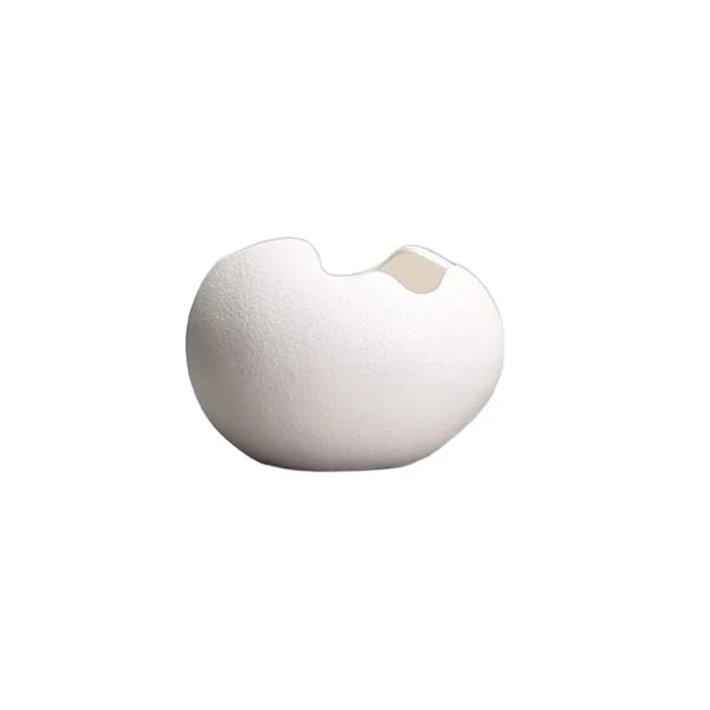 Ceramic Eggshell Succulent Planter | Bonsai Flower Pot Decor