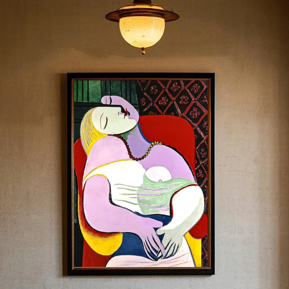 Picasso Abstract Art Wall Poster – Waterproof PVC Home Décor