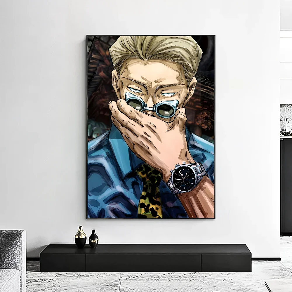 Jujutsu Kaisen Kento Nanami Minimalist Canvas Wall Art Print