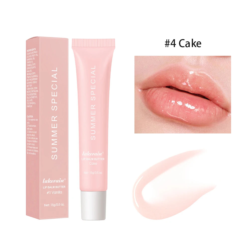 Summer Lip Balm Moisturizing Mirror Lip Gloss Lip Vanilla Mint Iced Coffee Cake Smell Lipstick Transparent Lip Oil Makeup Peaceful Pleasures Health and Wellness 4
