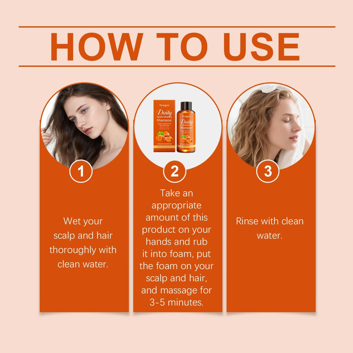 HOEGOA Ginger Shampoo – Anti Hair Loss & Hair Growth 100ml
