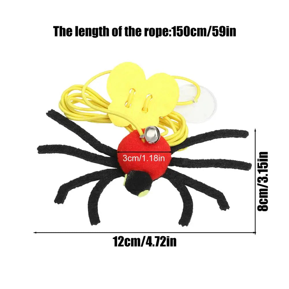 Door Frame Cat Toy – Interactive Spider Toy with Elastic String