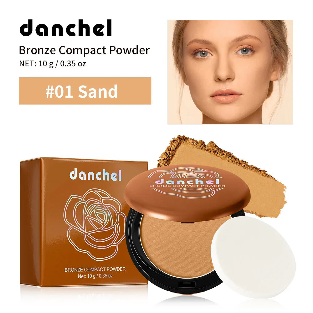 Matte Bronze Pressed Powder – Oil Control Contour Setting