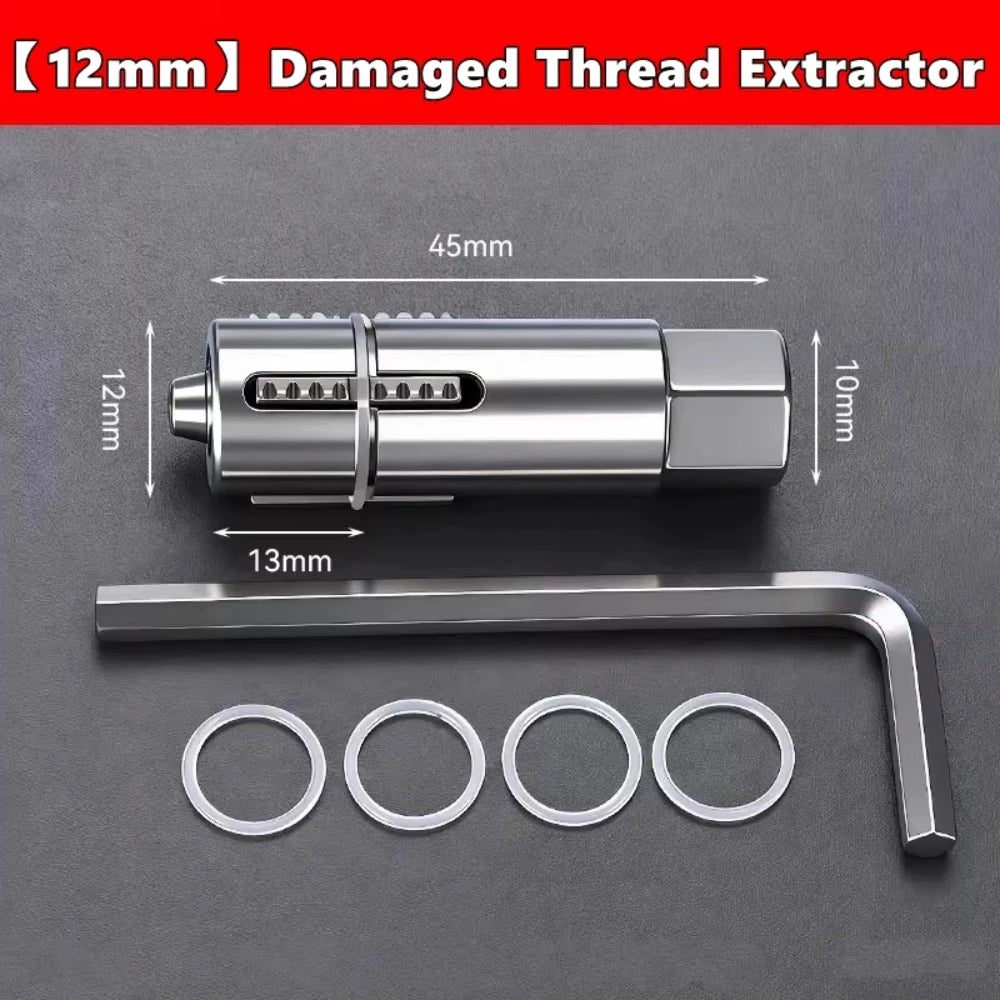 Universal Faucet Angle Valve Wire Remover Wear-Resistant High Hardness Faucet Repair Tool Adjustable Pipe Extractor Tool Peaceful Pleasures Health and Wellness 12 MM