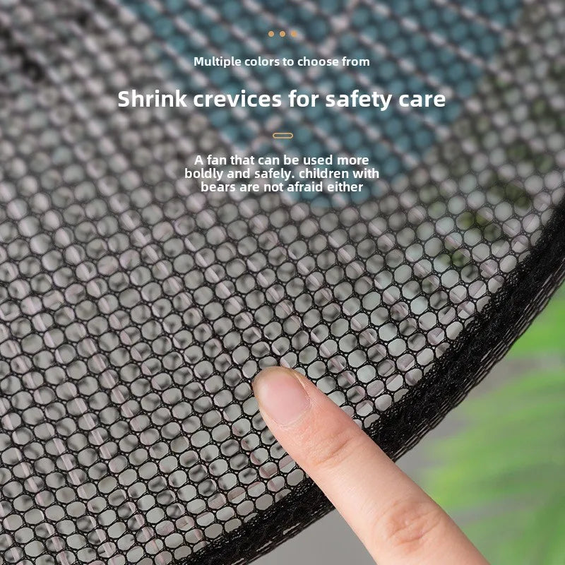 Universal Kid Anti-pinch Hand Round Fan Safety Cover Easy Installation Fan Dustproof Child Protection Mesh Cover Mesh Fan Sleeve Peaceful Pleasures Health and Wellness