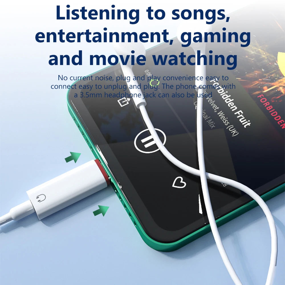 USB-C to 3.5mm Audio Adapter | AUX Headphone Converter Peaceful Pleasures Health and Wellness