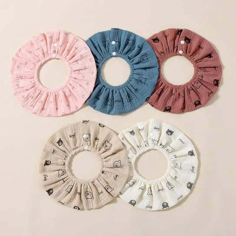 4-Layer Gauze Baby Drool Bib | Soft Burp Cloth for Newborns