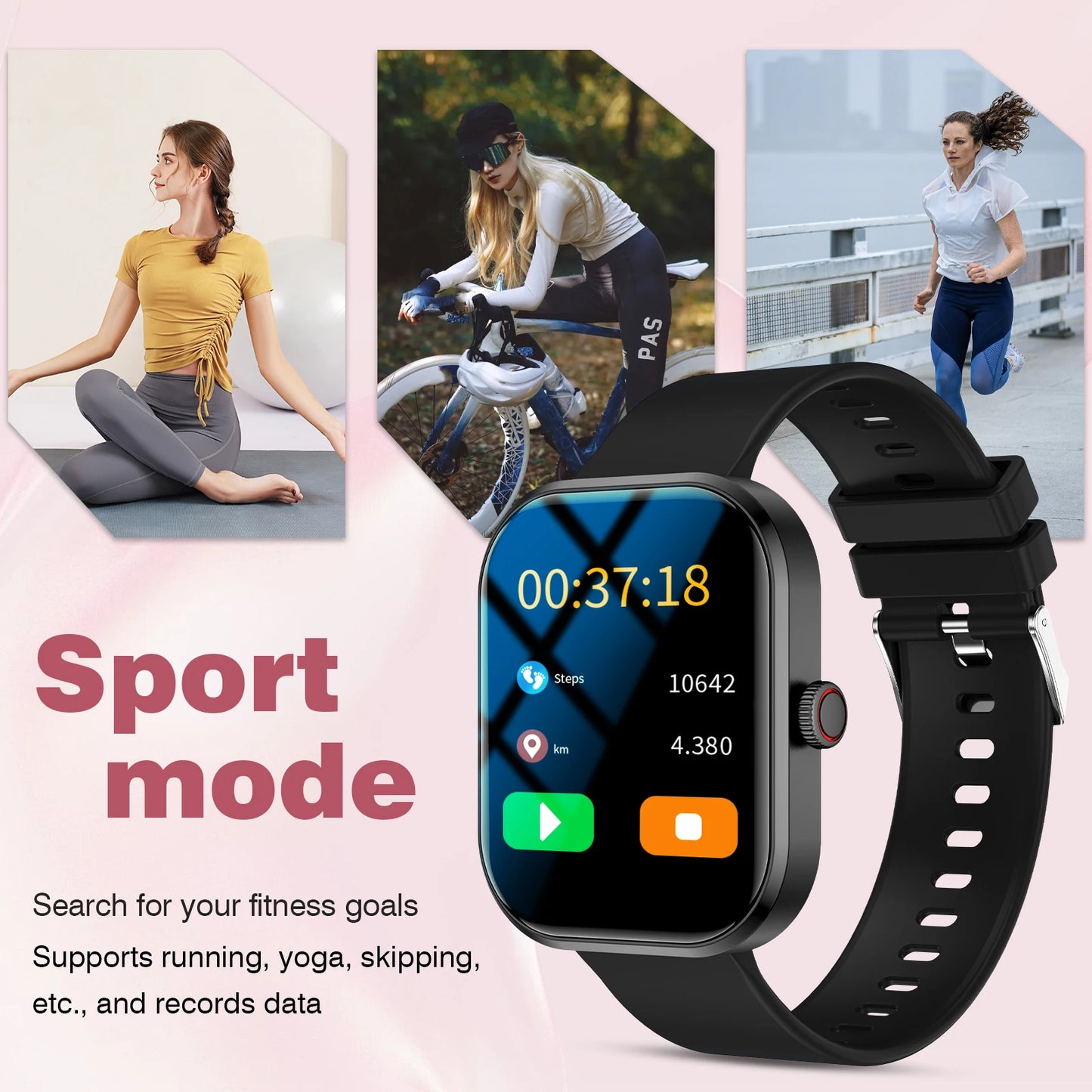 LOMAXFR G21 HD Touch Smart Watch | Calls, Fitness & Alerts