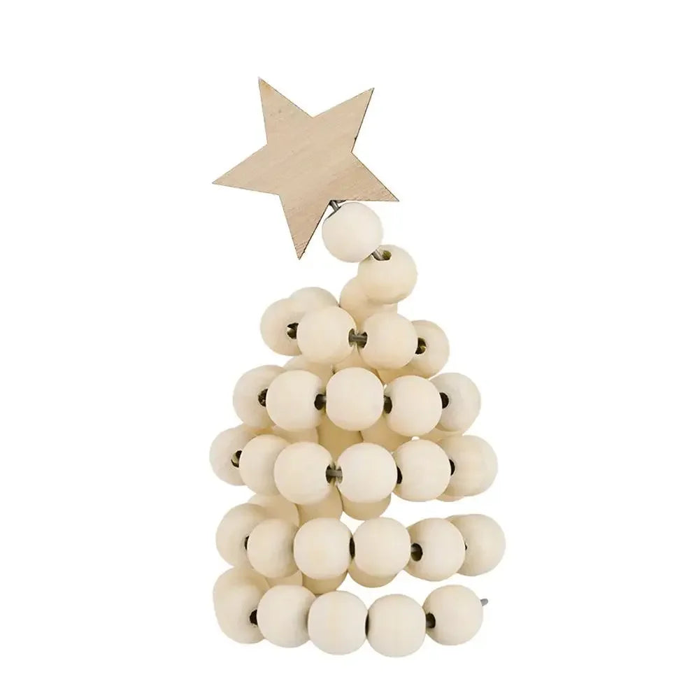 New Nordic Wooden Christmas Tree Ornament 1Pcs Creative Desktop Decoration Christmas Decor Peaceful Pleasures Health and Wellness 02