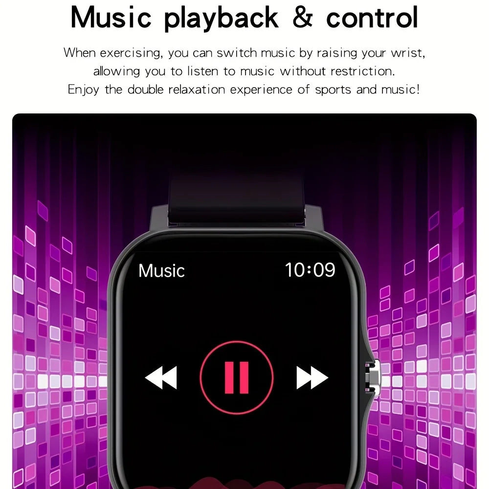 CHAONB Smartwatch – Bluetooth Call, Fitness & Sleep Tracker