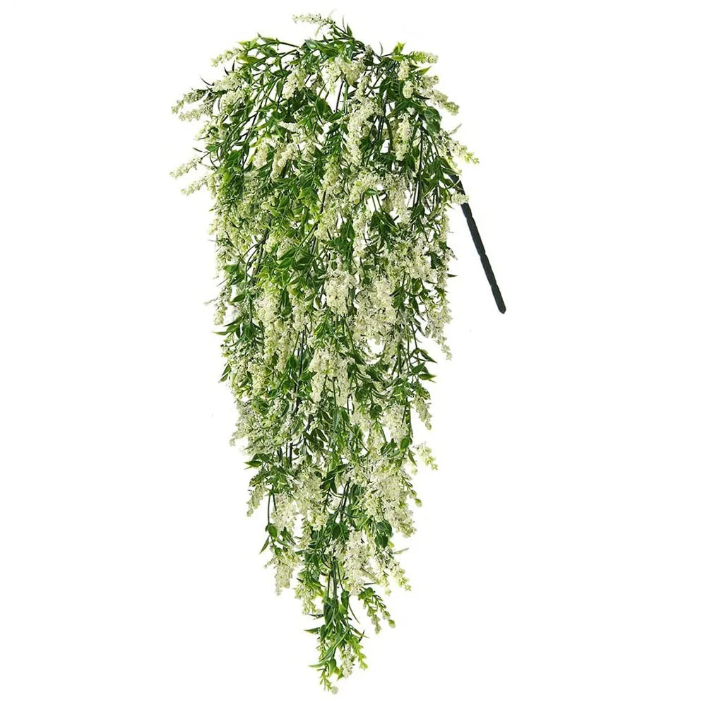 70cm Artificial Lavender Hanging Vines – 2 Pack | Home & Garden