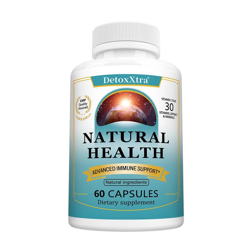 Immune Support Capsules with Elderberry, Garlic, Echinacea, Vitamin C & Zinc, Support Energy, Focus & Overall Body Wellness Peaceful Pleasures Health and Wellness 60 count-1 bottle