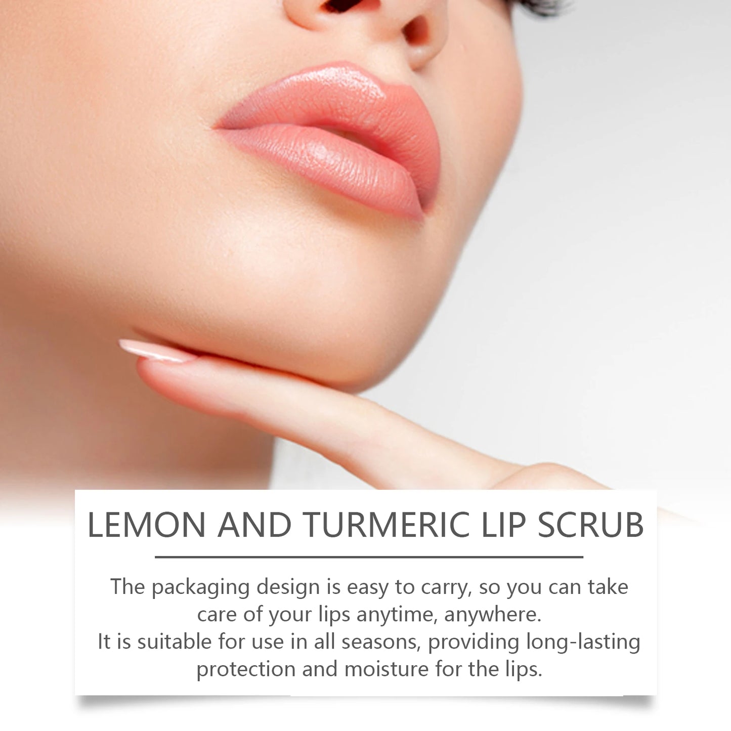 Turmeric Lemon Lip Scrub – Exfoliating & Moisturizing Balm