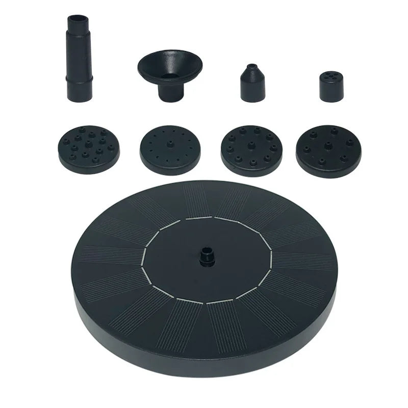 Circular Solar Fountain Pump Outdoor Swimming Pool Mini Floating