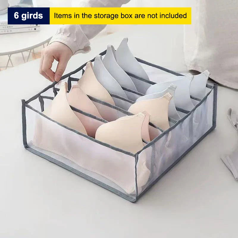 Mesh Drawer Organizer – 6/7/11 Grid Sock & Lingerie Storage