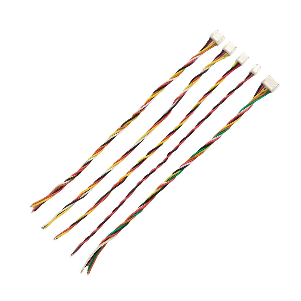 10Pcs GH1.25 2P/3P/4P/5P/6P-10 Pin JST GH 1.25 Single Double Connector with 15CM Soft Silicone Cables for Pixhawk Pixhack GPS Peaceful Pleasures Health and Wellness