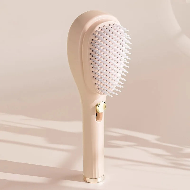 Anti-Static Self-Cleaning Scalp Massage Comb | 360° Portable