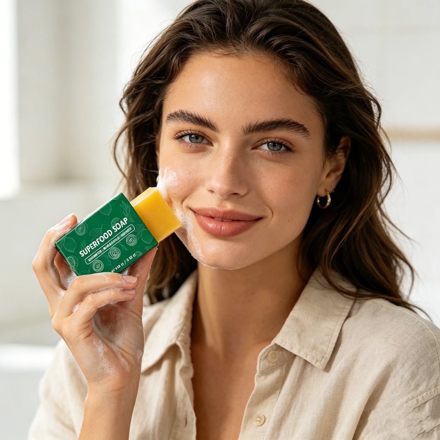 Turmeric Handmade Face Soap | Brightening & Moisturizing Bar