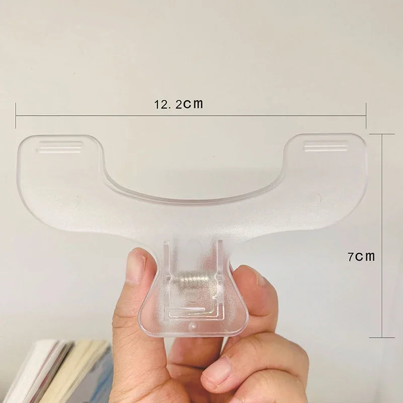 Frosted Transparent Book Page Holder Clip | Kawaii Desk Accessory
