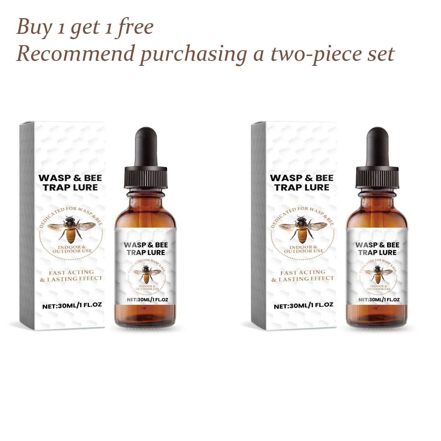 Bee Attractant Lure Queen Pheromone Swarm Trap Bait 30ml