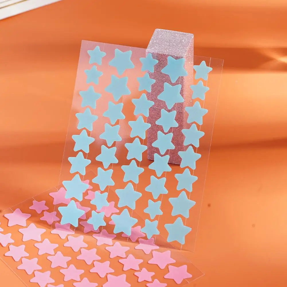 40-Pack Star-Shaped Colorful Pimple Patches – Cute Acne Cover