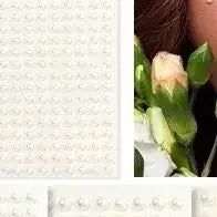 1sheet White Pearl Face Jewelry Stickers Self-Adhesive Pearl Eyeshadow Crystals Decals Decoration DIY Glitter Face Jewels Slider Peaceful Pleasures Health and Wellness