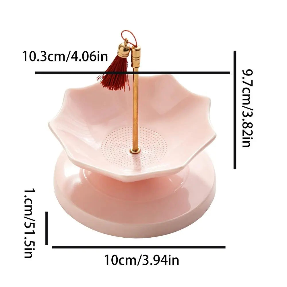 Ceramic Umbrella Tea Strainer with Stand | Loose Leaf Infuser