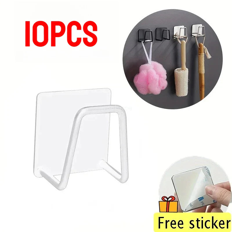 Stainless Steel Sink Sponge Holder | Adhesive Wall Organizer