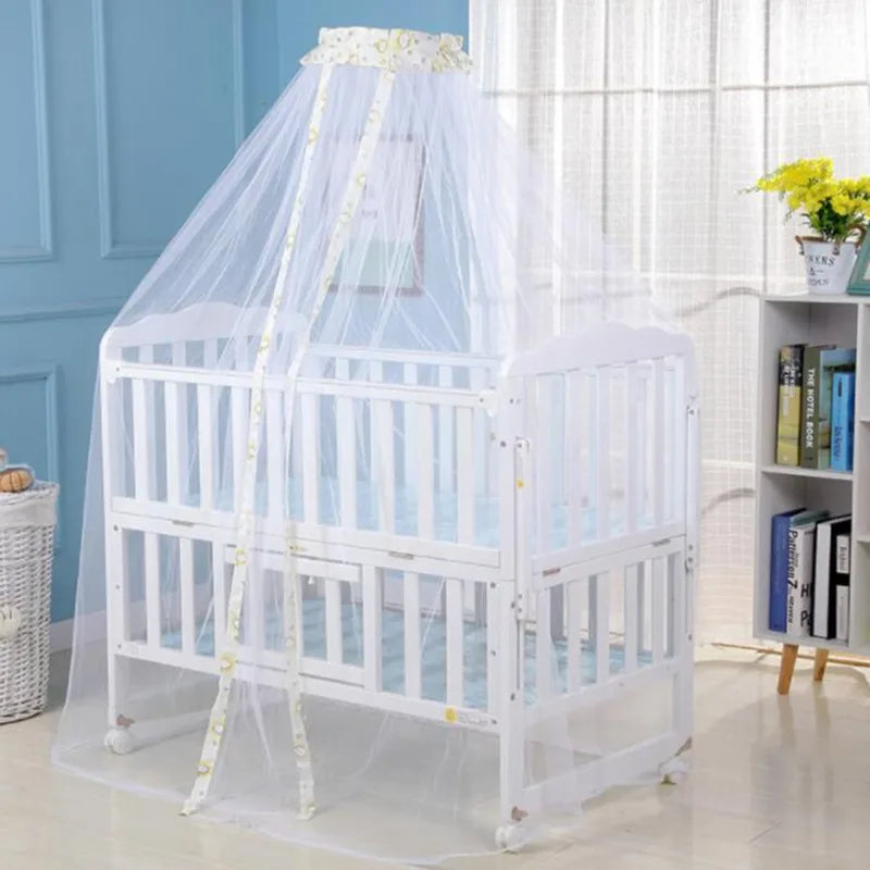 Baby Crib Mosquito Net Dome Canopy | Breathable Newborn Tent
