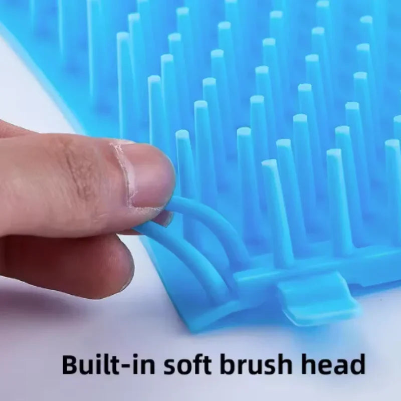 Portable Pet Paw Cleaner – Silicone Foot Washer & Towel Bucket