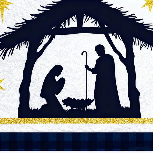 Holiday Towels Nativity Festive Cloth Dry Hand Conveniently Towel For Home Family Festival Daily Decoration Holiday Women Men Peaceful Pleasures Health and Wellness