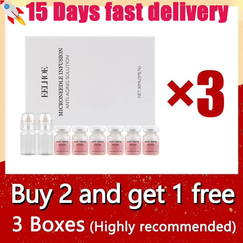 Complete Facial Care Kit 2 Tools & 6 Essence Bottles Hydrate Nourish Firm Skin Reduce Fine Lines Anti-Aging Collection Peaceful Pleasures Health and Wellness 3 box