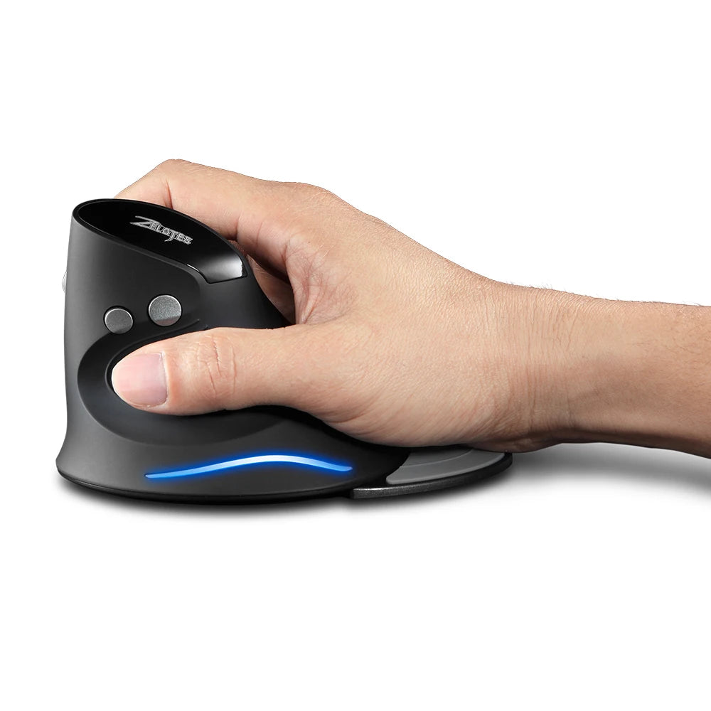ZELOTES F-17 Vertical Ergonomic Wireless Mouse | 3 DPI, 6 Buttons