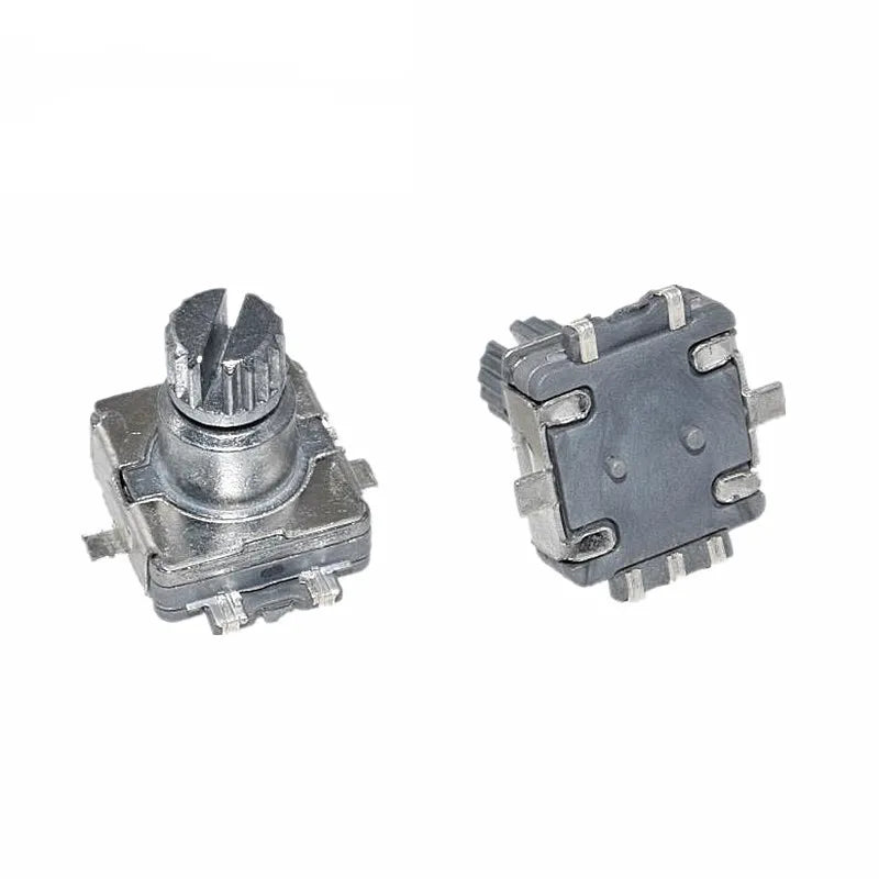 5PCS EC11 Patch Encoder Incremental Rotary Digital Potentiometer with Switch for Automobile Speaker 10MM Plum Shaft Peaceful Pleasures Health and Wellness Default Title